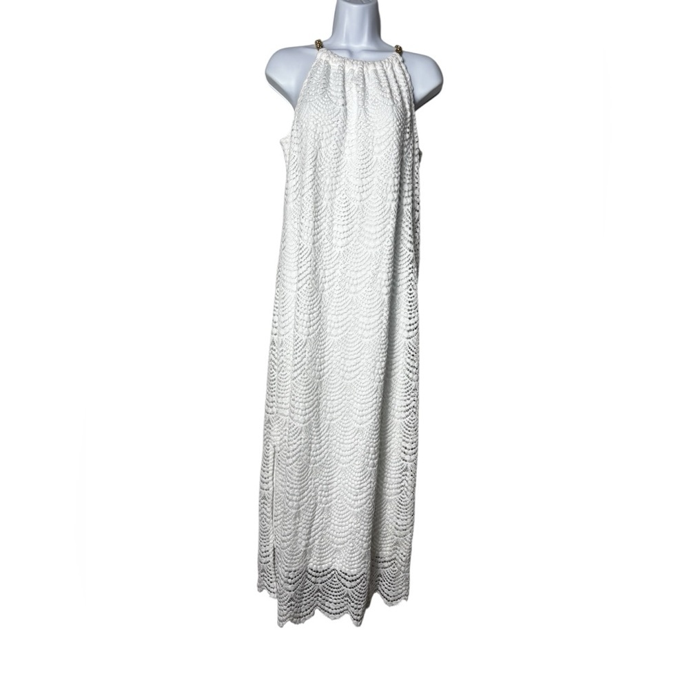 NWT $248 LILLY PULITZER Bingham Lace Crochet Midi White Dress Size Small